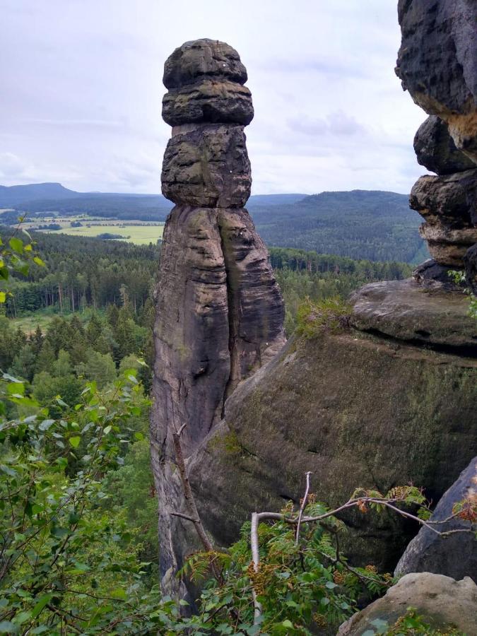 Ferienwohnung Schlesinger Hohnstein Zewnętrze zdjęcie